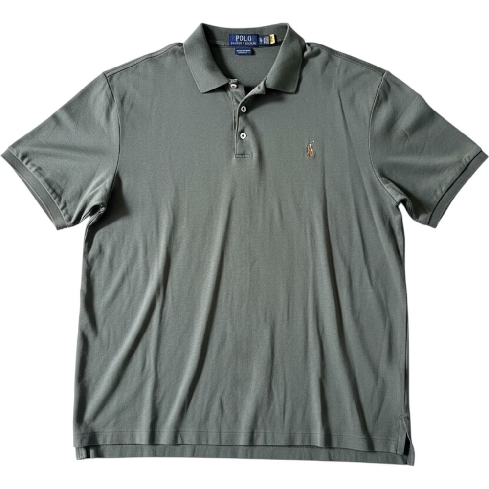 Polo Ralph Lauren Mens XL Classic Fit Short Sleeve Polo Shirt Olive Green